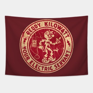 Reddy Killowat Your Electric servant Vintage Tapestry