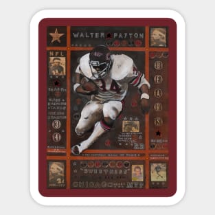 Walter Payton Stickers for Sale