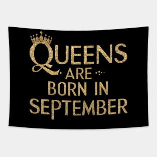 Queen Are Born In September Tapestry