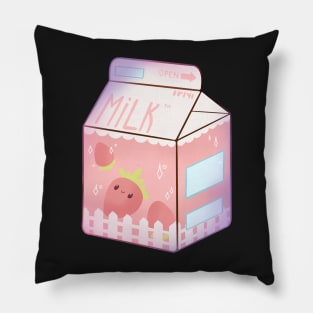 Cute strawberry milk Pillow