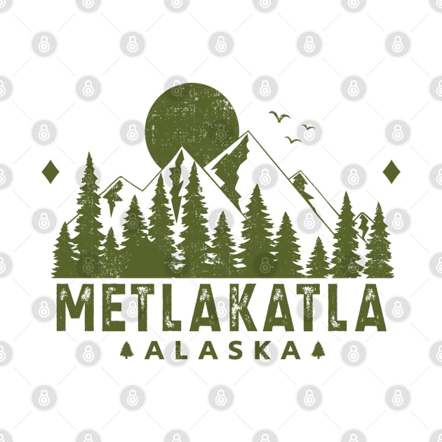 Metlakatla Alaska Mountain Souvenir by HomeSpirit