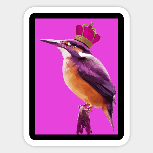 Purple Royal Crown Sticker - Majestic Elegance PNG Sticker