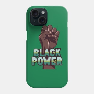 Black Power Fist Phone Case