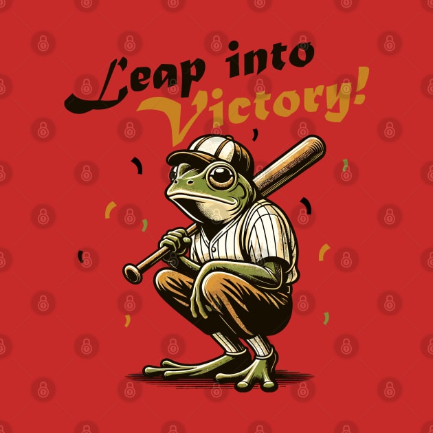 Frog baseball player by Art_Boys