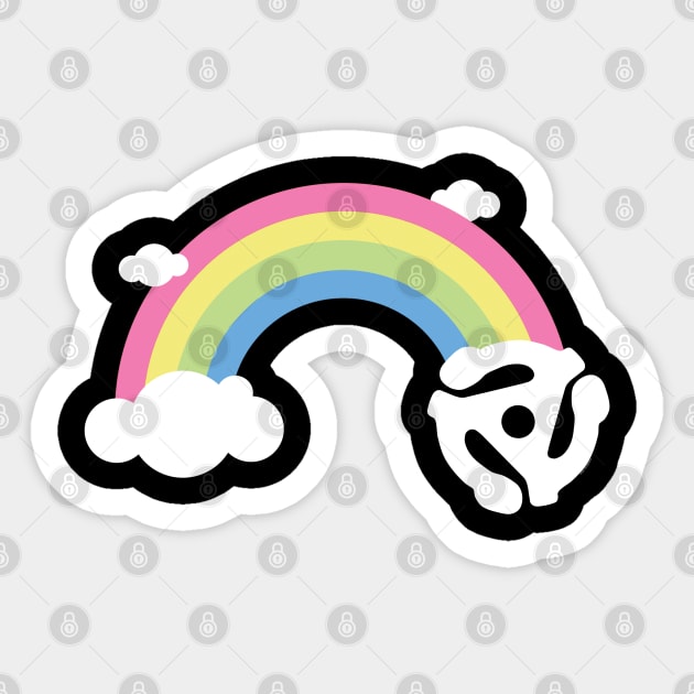 .45 RPM Adapter - Rainbow - Dj Turntable Lgbtq Vinyl Record 45rpm ...