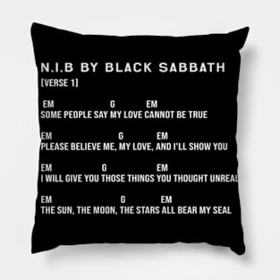 N.I.B Chords Lyrics Pillow