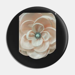 Elegant Blush Floral Pin