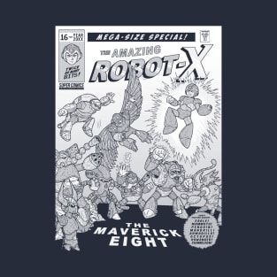 Amazing Robot X T-Shirt 1 INK T-Shirt