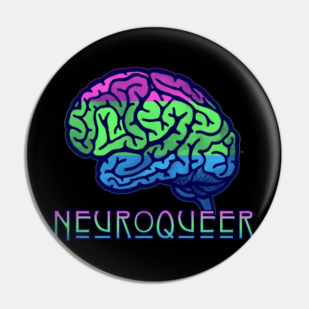 Neuroqueer Polysexual Pin by LondonAutisticsStandingTogether