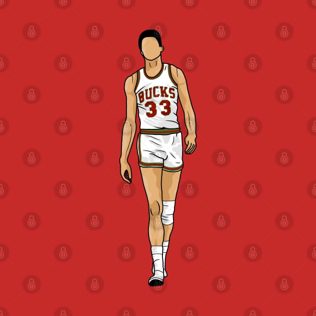 Kareem Abdul Jabbar Bucks - The Show - Drawing Style by thesportstation