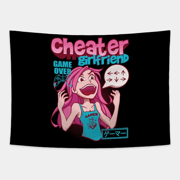 Cheater Girlfriend Tapestry by Pixeldsigns