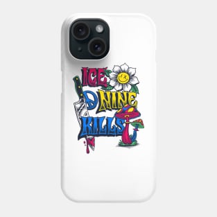 Ice music Nine band Kills  – Flower On White Phone Case