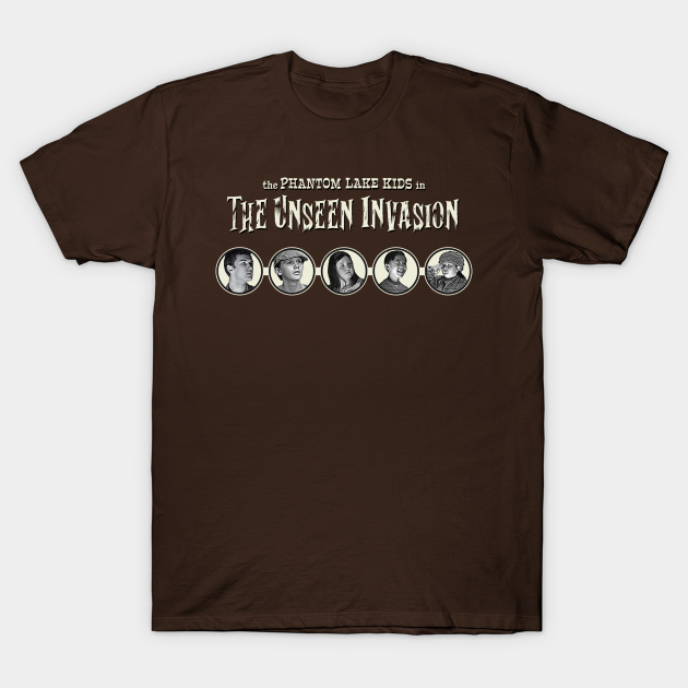 Discover "The Phantom Lake Kids in The Unseen Invasion" Title - Mihmiverse - T-Shirt