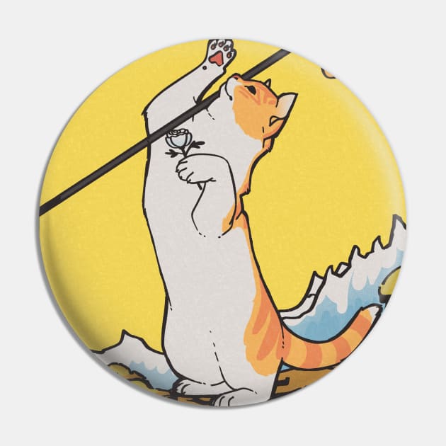 Major Meowrcana - 0 - The Fool Pin by NYX1ST1X