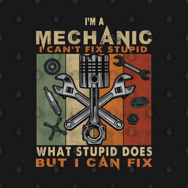 Funny Mechanic For Men Dad Car Auto Diesel Automobile Garage by The Design Catalyst