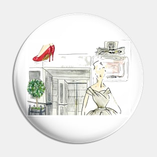 French Fashion House Pin