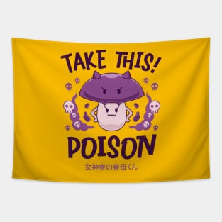 Poison Mushroom Kawaii Tapestry