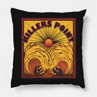 SURFER KILLERS POINT TAGHAZONTE MOROCCO SURFING Pillow