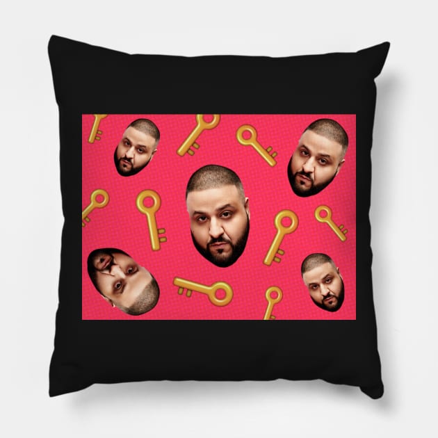 DJ Khaled - Major Key Pillow by DankSpaghetti