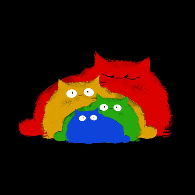 Rainbow Cats by sopiansentor8