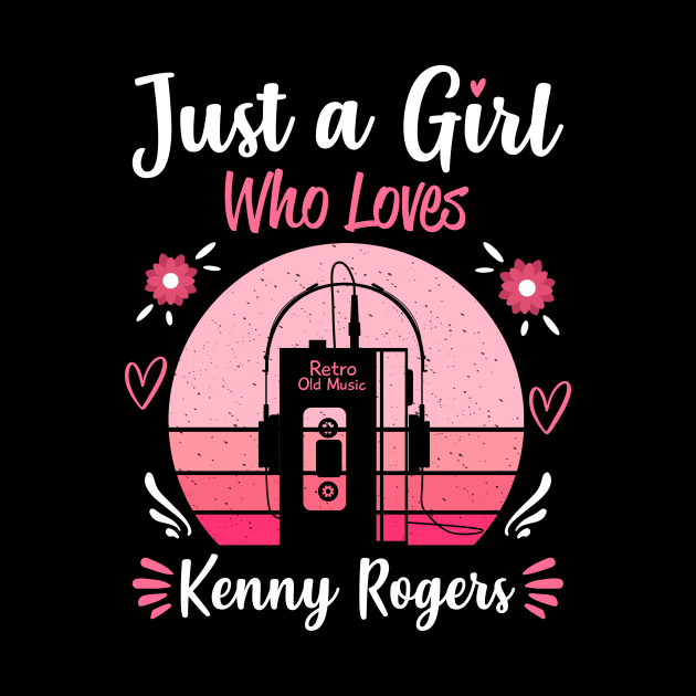 Just A Girl Who Loves Kenny G Retro Vintage by Cables Skull Design