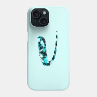 Paint Splash Letter V Phone Case