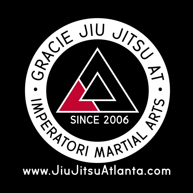 GRACIE JIU JITSU AT IMPERATORI round on black by GracieJiuJitsuatImperatori