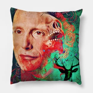 Hannibal Psychedelic Mythos Pillow