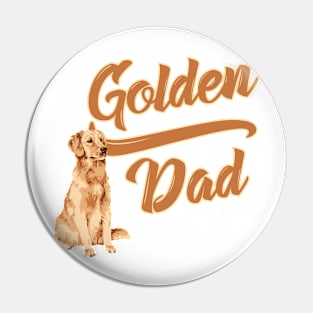 Golden Retriever Dad! Especially for Golden owners! Pin