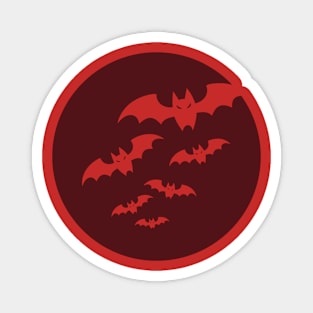 bat, goth, comic style Magnet
