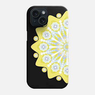 Yellow mandala. Phone Case