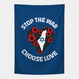 stand for israel - stop the war Tapestry