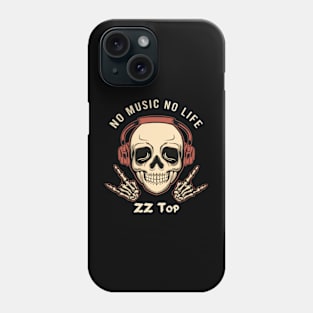 No music no life zz top Phone Case