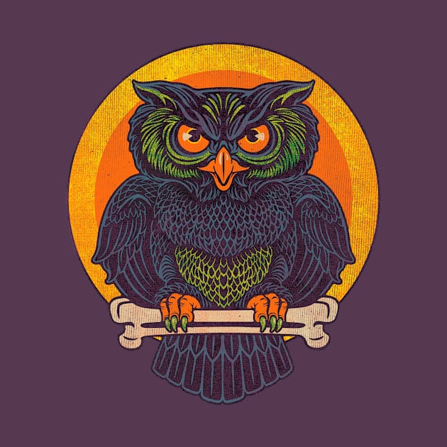 Vintage Owl by kennsing