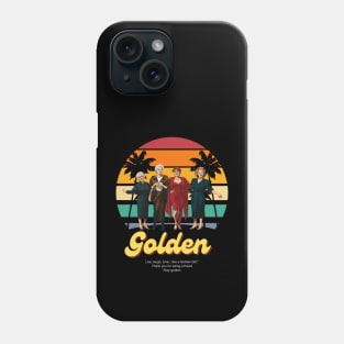 Stay golden vintage colorful golden Girls design Phone Case