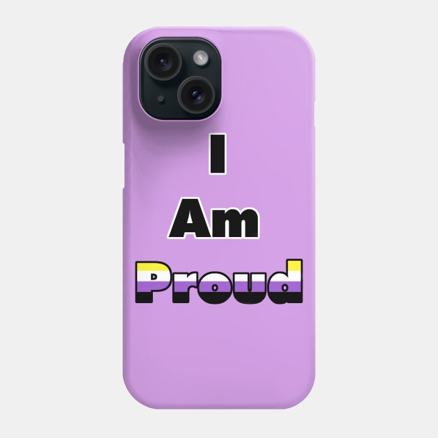 I am proud (nonbinary) Phone Case by Zorveechu