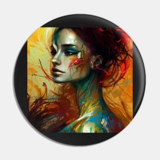 Woman of Fire Pin