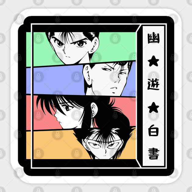 Yu Yu Hakusho Yusuke Kuwabara Kurama Hiei