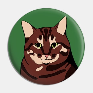 Funny Animal Design - Sweet Cat Pin
