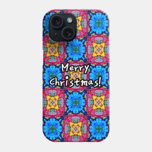 Colorful Christmas tree patterns. Phone Case