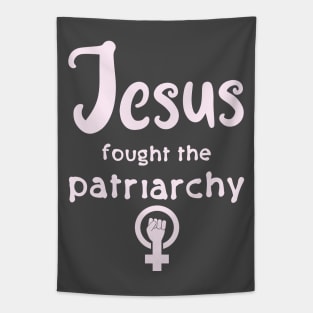 Jesus Fought The Patriarchy Tapestry