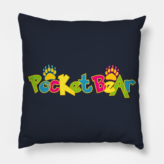 POCKETBEAR BY WOOF SHIRT Pillow by WOOFSHIRT