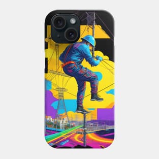 Lineman Design for Power Lineman Phone Case