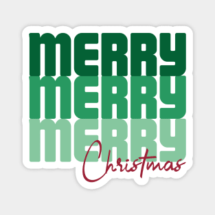 Creative lettering for christmas Magnet