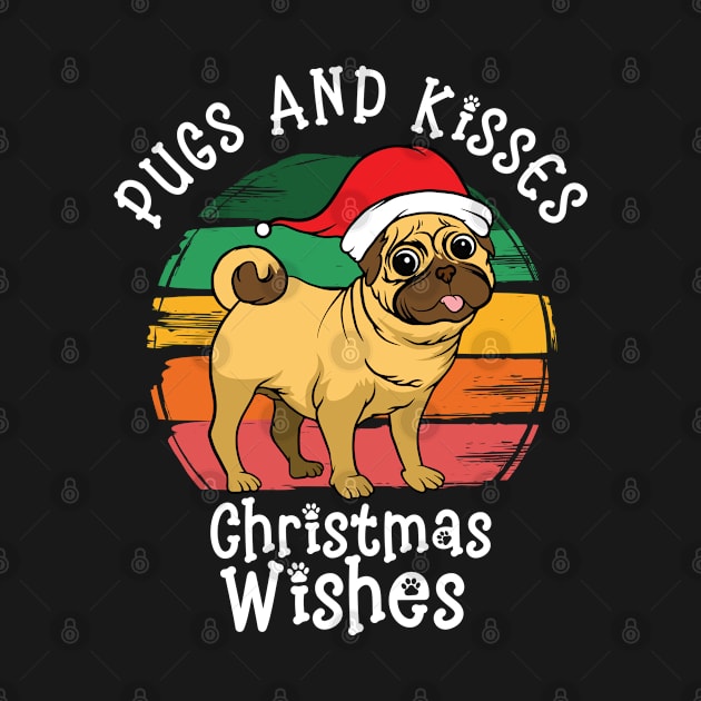 Pugs and kisses - Funny Christmas gift idea by Backpack-Hiker