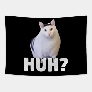 Huh Cat Meme Tapestry