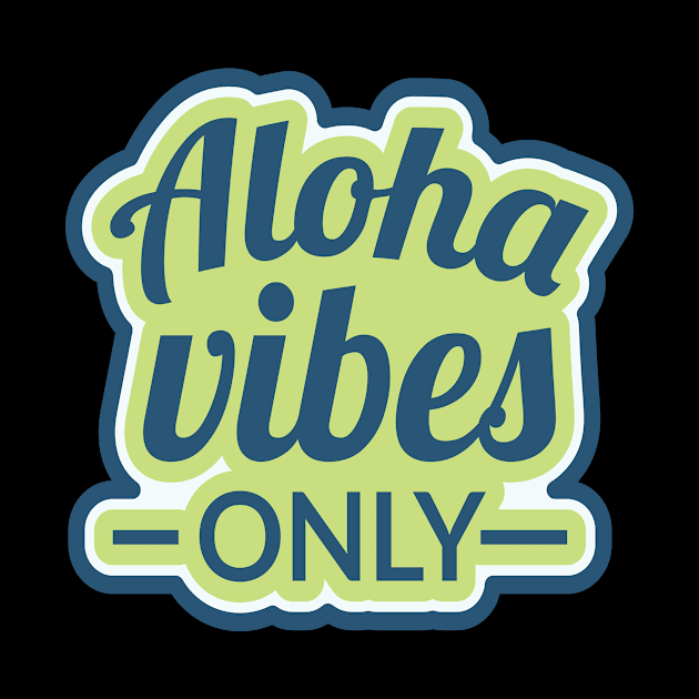 Aloha Hawaii Vibes Beach Island Design by Luxara