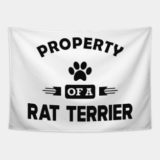 Rat Terrier Dog - Property of a rat terrier Tapestry