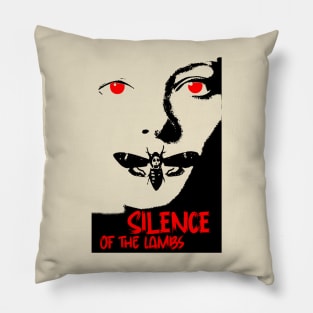 Silence of the lambs t-shirt Pillow