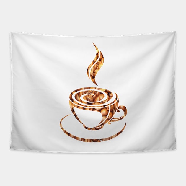 Coffee Cup Tapestry by jhsells98